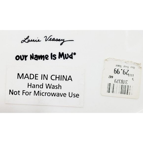 OUR NAME IS MUD Laurie Veasey "Where Family Gathers" Platter Thanksgiving Dinner - Picture 6 of 6